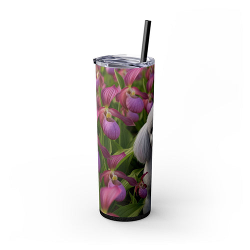 Skinny Tumbler with Straw – 20 oz Stainless Steel Cup
