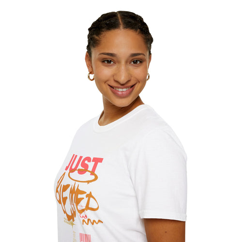 Just Blessed Graffiti Graphic Tee — Urban Faith Inspirational T-Shirt