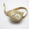 Flower Straw Waist Pack men women can be fitted with mobile phone keys purse women bag