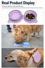 Collapsible Travel Double Pet Bowl