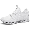 Shock-absorbing running shoes