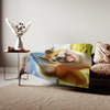 Sweatshirt Blanket – Plush Fleece Throw, 2 Size Options
