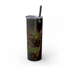 Skinny Tumbler with Straw – 20 oz Stainless Steel Cup