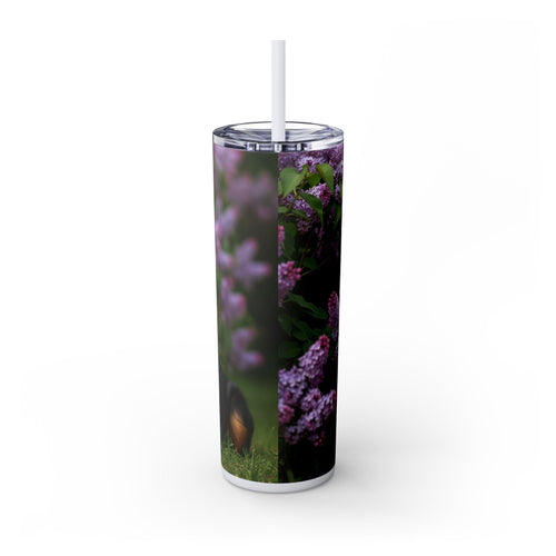 Skinny Tumbler with Straw – 20 oz Stainless Steel Cup