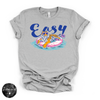 Easy Summer Tee | Retro Tiger Pool Graphic T-Shirt