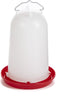 Little Giant 3 Gallon Poultry Drinker 2-Pack Gravity Fed Chicken Waterer Red Base