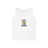 Pride Cat Mom Unisex Heavy Cotton Tank Top (8 Colors)
