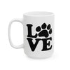 Love Paw Ceramic Mug
