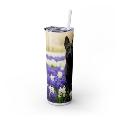 Skinny Tumbler with Straw – 20 oz Stainless Steel Cup