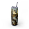 Skinny Tumbler with Straw – 20 oz Stainless Steel Cup