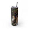 Skinny Tumbler with Straw – 20 oz Stainless Steel Cup
