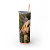 Skinny Tumbler with Straw – 20 oz Stainless Steel Cup