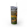 Skinny Tumbler with Straw – 20 oz Stainless Steel Cup