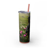 Skinny Tumbler with Straw – 20 oz Stainless Steel Cup
