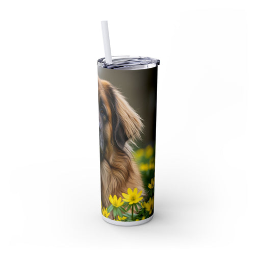 Skinny Tumbler with Straw – 20 oz Stainless Steel Cup