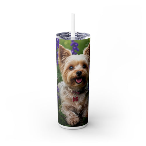 Skinny Tumbler with Straw – 20 oz Stainless Steel Cup