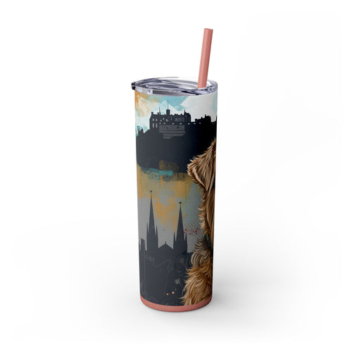 Skinny Tumbler with Straw – 20 oz Stainless Steel Cup