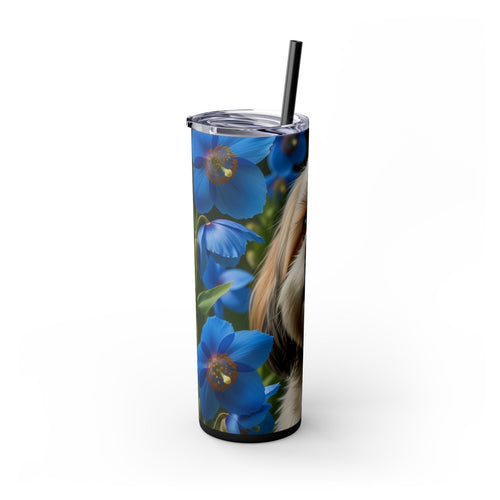 Skinny Tumbler with Straw – 20 oz Stainless Steel Cup