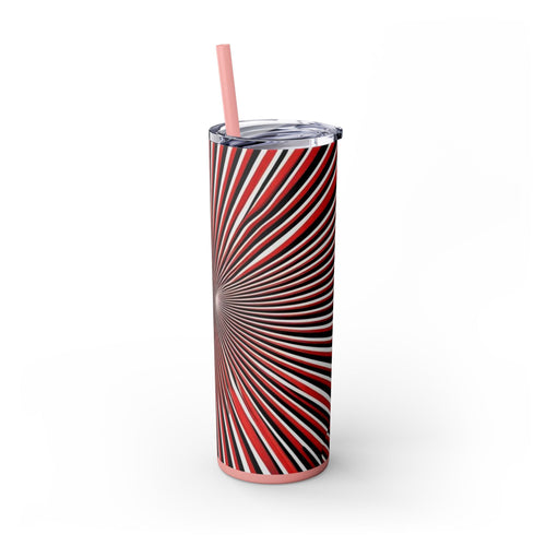 Skinny Tumbler with Straw – 20 oz Stainless Steel Cup