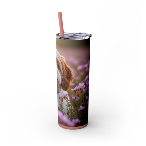 Skinny Tumbler with Straw – 20 oz Stainless Steel Cup