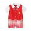 Men's baby onesie gentleman's dress