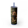 Skinny Tumbler with Straw – 20 oz Stainless Steel Cup