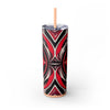 Skinny Tumbler with Straw – 20 oz Stainless Steel Cup