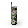 Skinny Tumbler with Straw – 20 oz Stainless Steel Cup