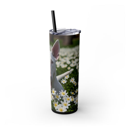 Skinny Tumbler with Straw – 20 oz Stainless Steel Cup