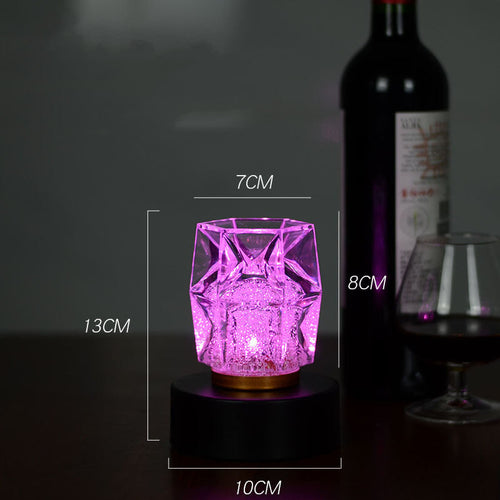 Bar Atmosphere Table Crystal Lamp Led LightsCharging