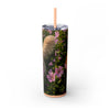 Skinny Tumbler with Straw – 20 oz Stainless Steel Cup