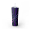 Skinny Tumbler with Straw – 20 oz Stainless Steel Cup