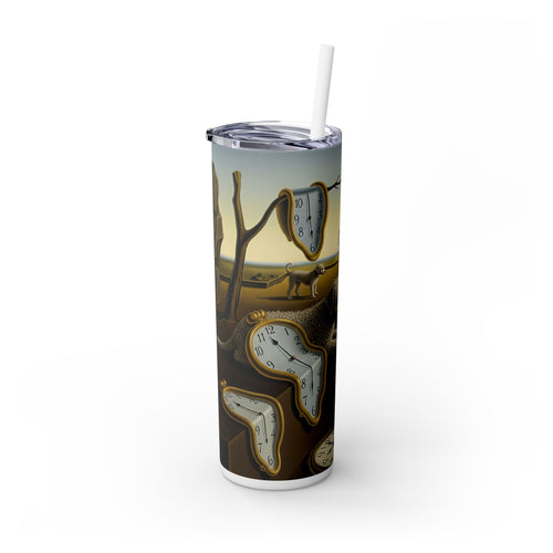 Skinny Tumbler with Straw – 20 oz Stainless Steel Cup