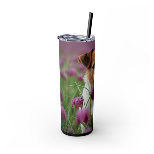 Skinny Tumbler with Straw – 20 oz Stainless Steel Cup