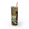 Skinny Tumbler with Straw – 20 oz Stainless Steel Cup