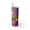 Skinny Tumbler with Straw – 20 oz Stainless Steel Cup