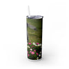 Skinny Tumbler with Straw – 20 oz Stainless Steel Cup