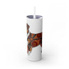 Skinny Tumbler with Straw – 20 oz Stainless Steel Cup