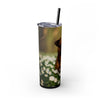 Skinny Tumbler with Straw – 20 oz Stainless Steel Cup