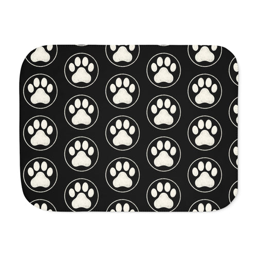Cozy Sherpa Paw Blanket
