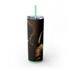 Skinny Tumbler with Straw – 20 oz Stainless Steel Cup