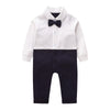 Baby vest striped gentleman romper
