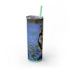 Skinny Tumbler with Straw – 20 oz Stainless Steel Cup
