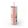 Skinny Tumbler with Straw – 20 oz Stainless Steel Cup