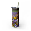 Skinny Tumbler with Straw – 20 oz Stainless Steel Cup