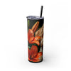 Skinny Tumbler with Straw – 20 oz Stainless Steel Cup