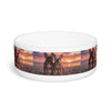 Ceramic Pet Bowl – 16 oz Dog Feeding Bowl