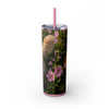 Skinny Tumbler with Straw – 20 oz Stainless Steel Cup