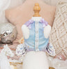 Luxury design Royal Frost Ruffle Dog Dress