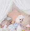 Luxury design Royal Frost Ruffle Dog Dress